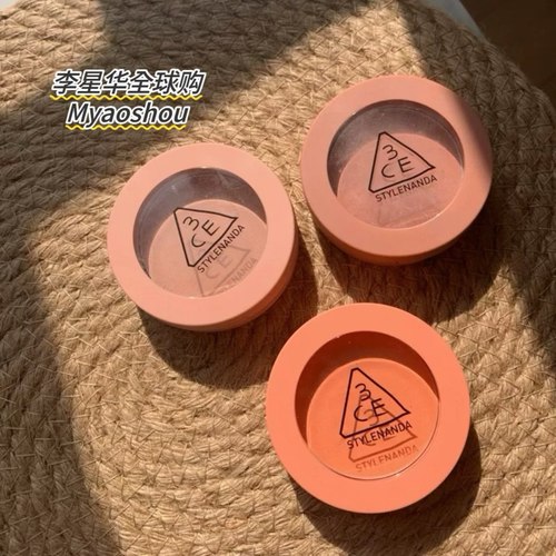 韩国3ce单色腮红裸妆米色