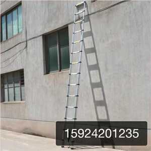 加厚伸缩梯子7米铝合金工程折叠便携一字升降收缩竹节装宽带专用