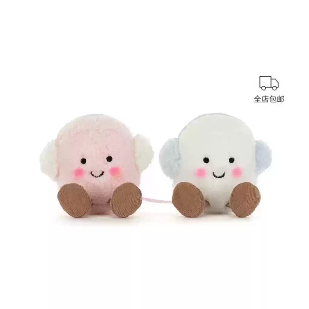 英国jellycat趣味温暖粉毛绒/玩偶/公仔/布