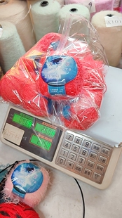 纤万家皮草水貂绒宝宝线手工编织细毛线毛衣外套围巾线特价包