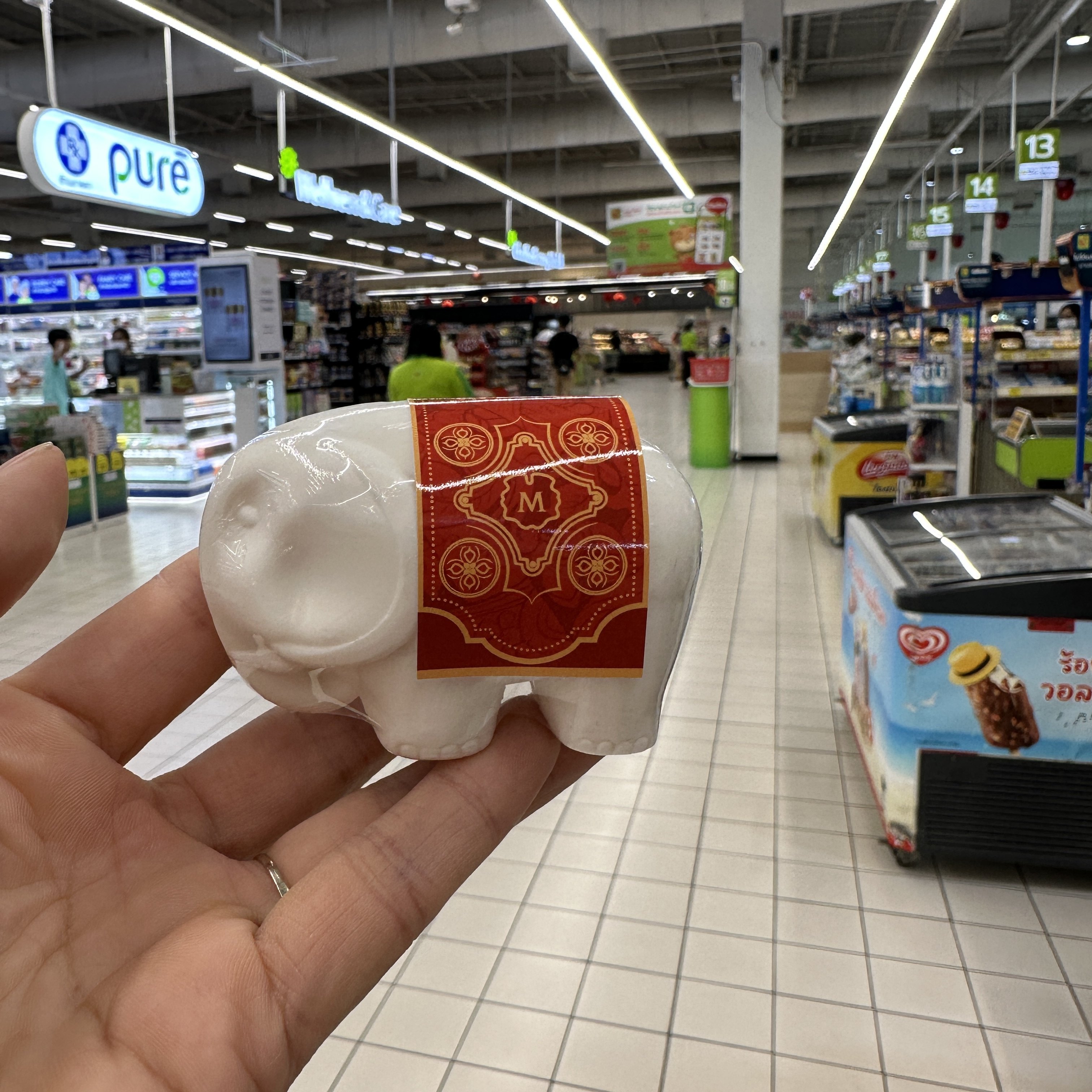 泰国原装正品 泰国小象香皂椰子手工香皂 沐浴皂70g