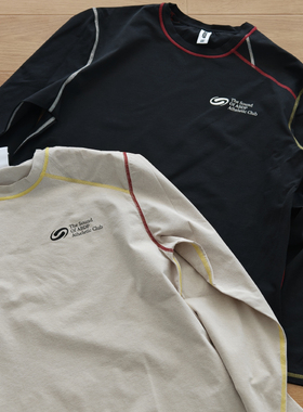 ABDP秋季男士运动休闲长袖弹力圆领套头T恤篮球骑行跑步越野上衣