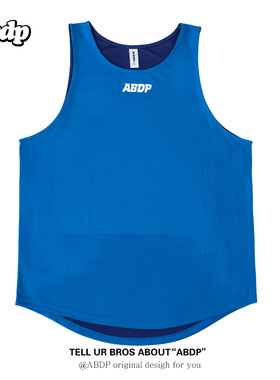ABDP23SS美式篮球运动两面穿背心无袖宽松窄肩训练街头健身正反穿