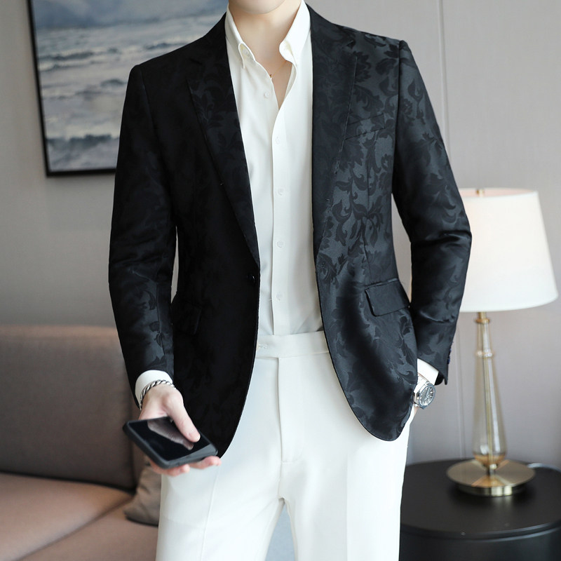 模特图长期做2025年男士春季休闲西装单西外套DX6838P165,男装西服套装,电商D216