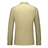 镂空图男士休闲西服套装三件套时尚修身礼服条纹西装SJT6932P300，男装西服套装，电商D216