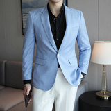 模特图长期做2025年男士春季休闲西装单西外套DX6113P165，男装西服套装，电商D216