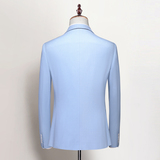 支架图2025秋季西服套装三件套时尚修身礼服条纹西装SJT6931P300，男装西服套装，电商D216