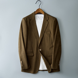 平铺图半里款2025年男士休闲西服修身时尚西装单西外套DX6953P185，男装西服套装，电商D216