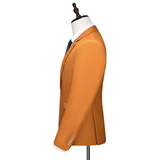 大红色M-6XL外贸西服套装三件套一粒扣2边开叉男士西装7001P190，男装西服套装，电商D216