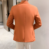 模特图-男士休闲西服韩版修身西装单西外套F6810P165，男装西服套装，电商D216