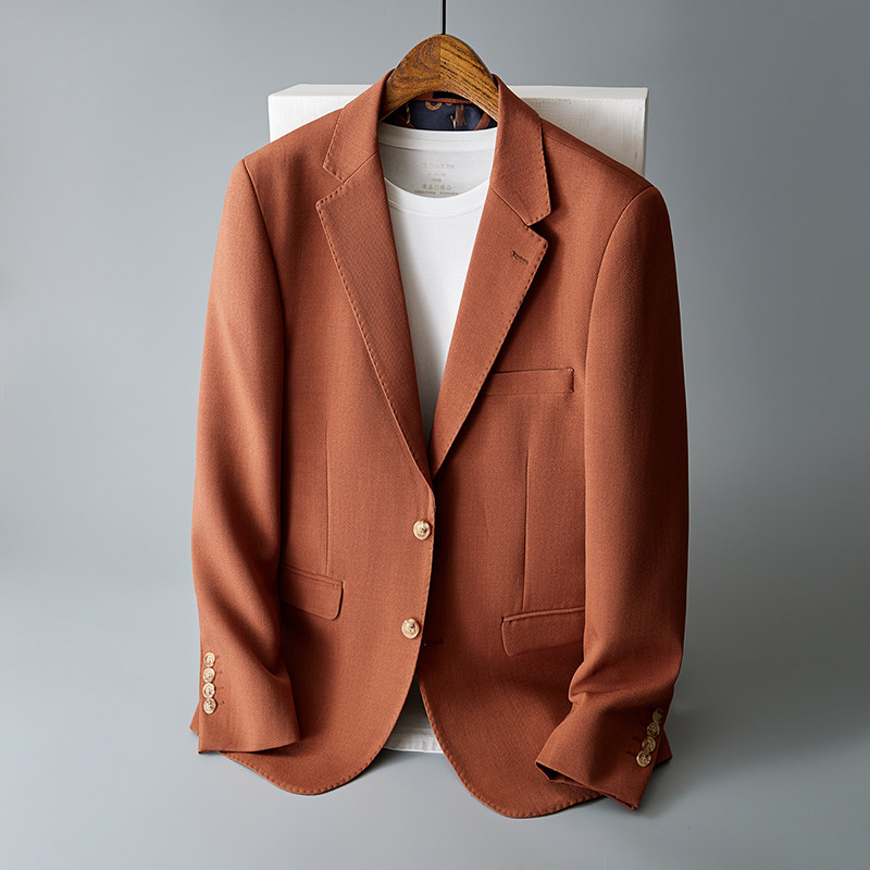 常年做货2025年男士休闲西服修身西装纯色单西外套DX6941P175,男装西服套装,电商D216