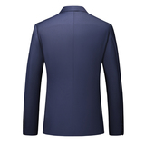 M-6XL外贸西服套装三件套修身一粒扣2边开叉男士西装7001P190，男装西服套装，电商D216