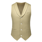 镂空图男士休闲西服套装三件套时尚修身礼服条纹西装SJT6932P300，男装西服套装，电商D216