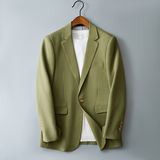 半里布款2025年男士休闲西服修身西装纯色单西外套DX6942P175，男装西服套装，电商D216