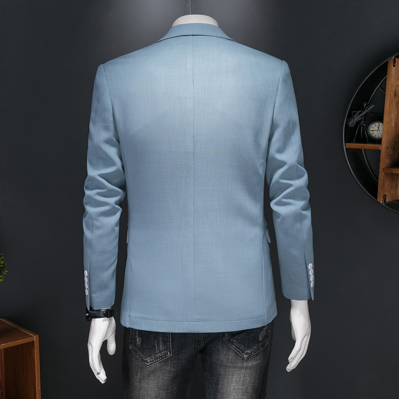 半里布2025男士休闲西服韩版修身西装单西外套DX6946P175,男装西服套装,电商D216