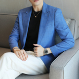 人模图2025新款男士休闲西服时尚修身西装单西外套6929P165，男装西服套装，电商D216