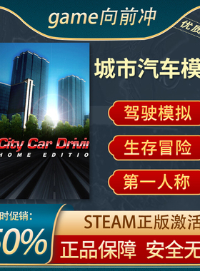 城市汽车模拟 City Car Driving STEAM正版PC中文 汽车模拟 驾驶