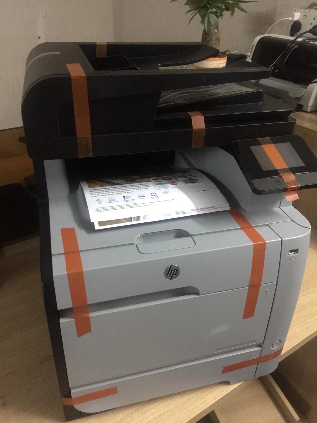 惠普HP476dn/47P6dw彩色打印机普通纸铜版纸无线打印双面扫描