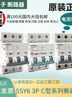 3P西门子5SJ63 MCB断路器5SY 6301 6302 6303 6304 6306-7CC 1-6A