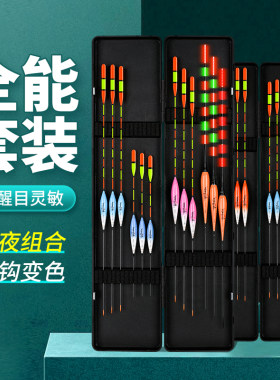 鱼漂大头漂加粗醒目老年近视野钓夜光漂鲤鱼鲫鱼草鱼鲢鱼日夜两用