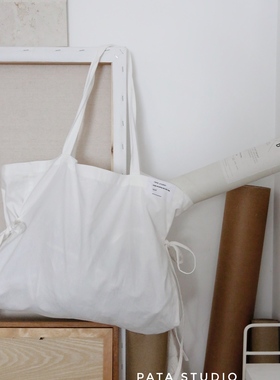 「pata studio」原创 大号 购物袋 全棉 单肩 布包 环保袋 大容量