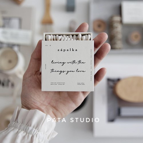 pata火柴原创纸盒长款