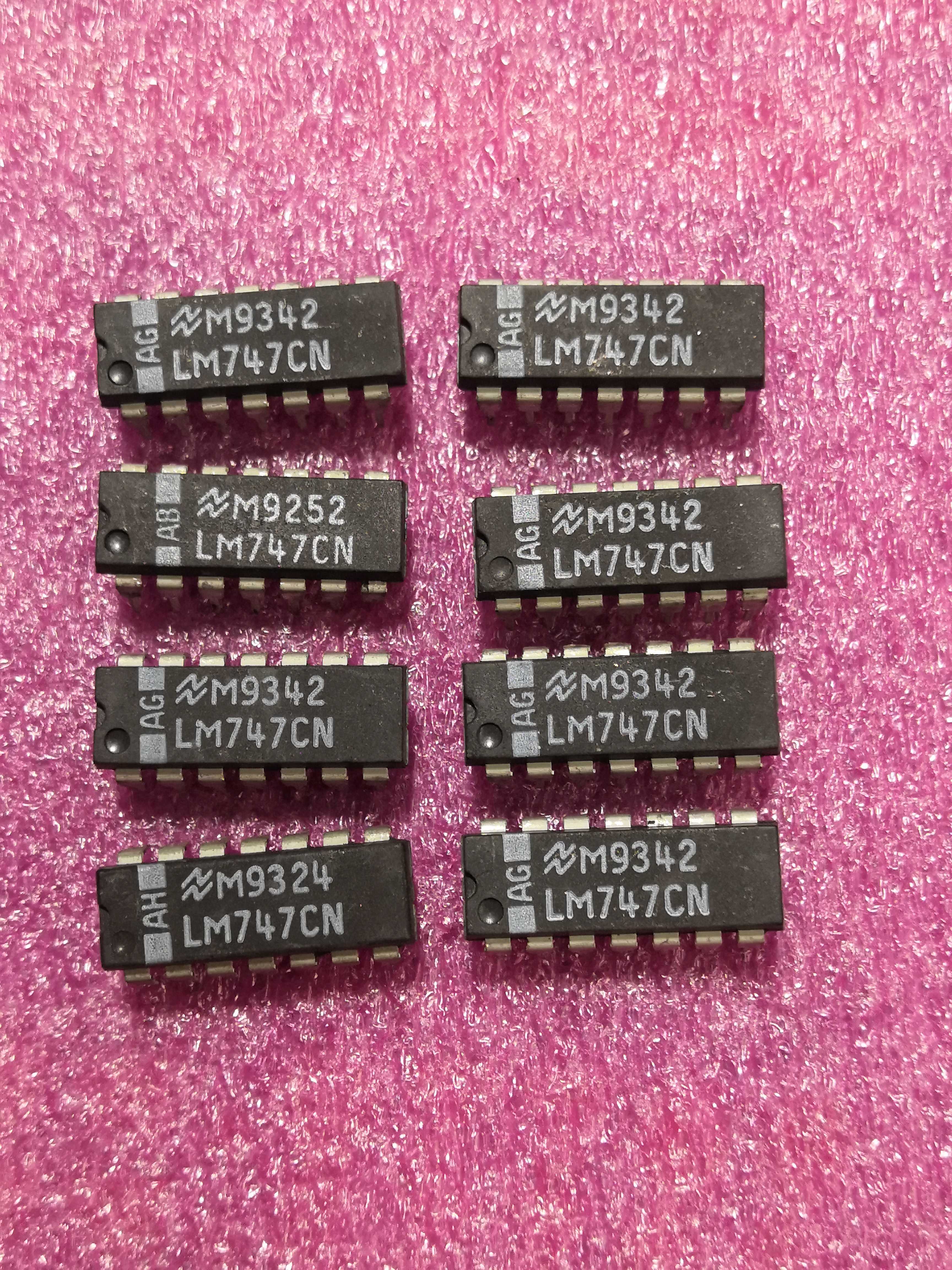 LM747CN运算放大器芯片IC