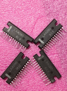 LA4280双声道音频功放集成电路芯片10W*2单排DIP-14