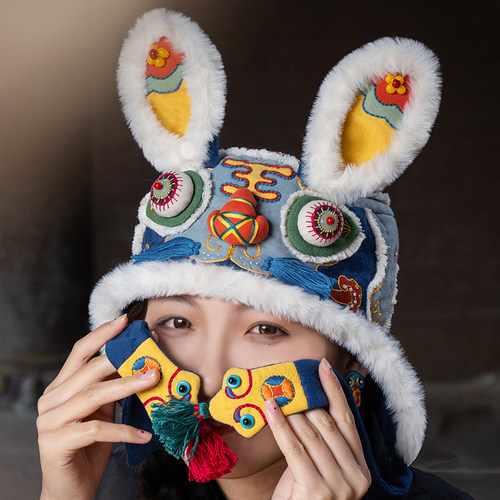 《蛇盘兔》非遗手工蛇年礼物