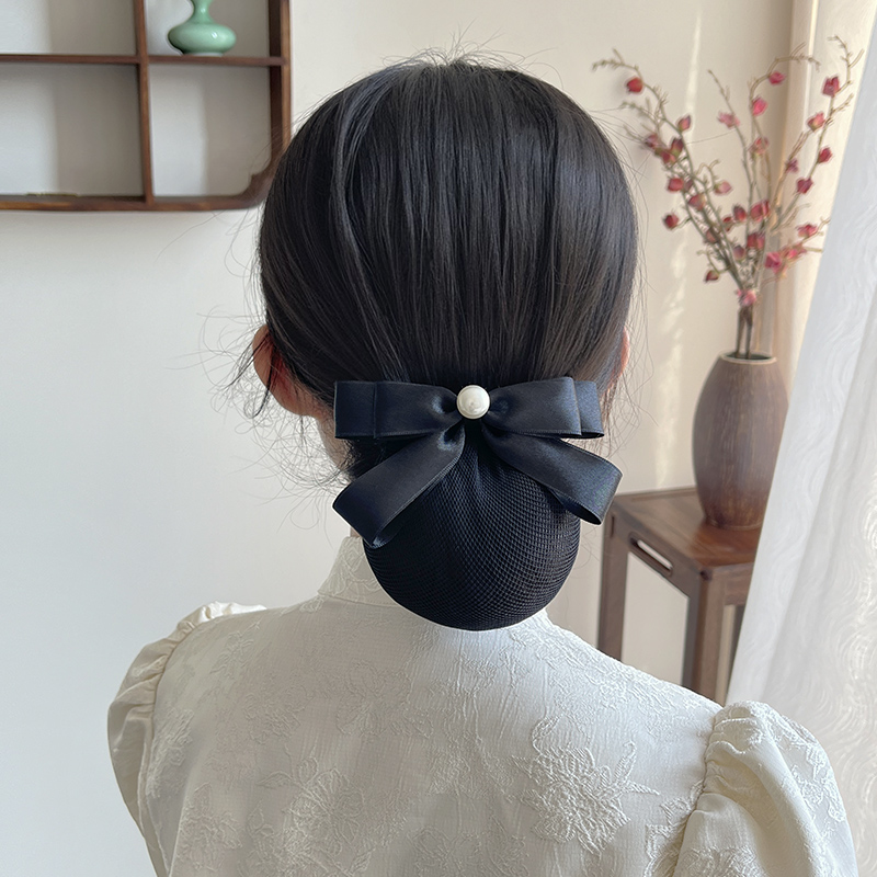 头花女网兜职业护士发网工作发饰