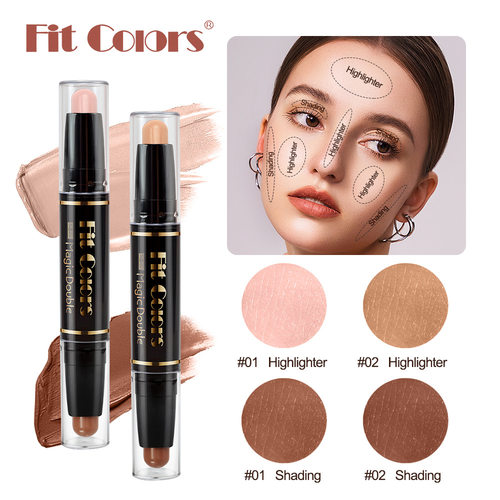Fit Colors双头两用光遮瑕修容棒立体鼻影阴影提亮多功能修容笔