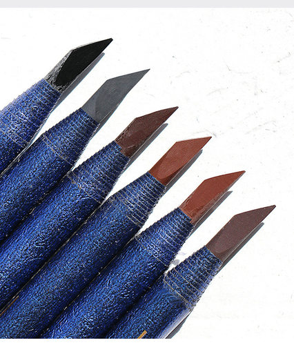 亨丝拉线眉笔防水防汗持久不脱色刀削式化妆师专用根根分明仿真眉