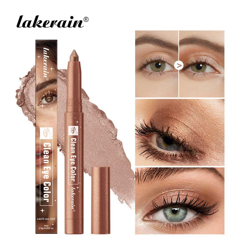 lakerain古铜色眼影棒持色不易脱妆眼部高光笔眼影跨境彩妆笔外贸