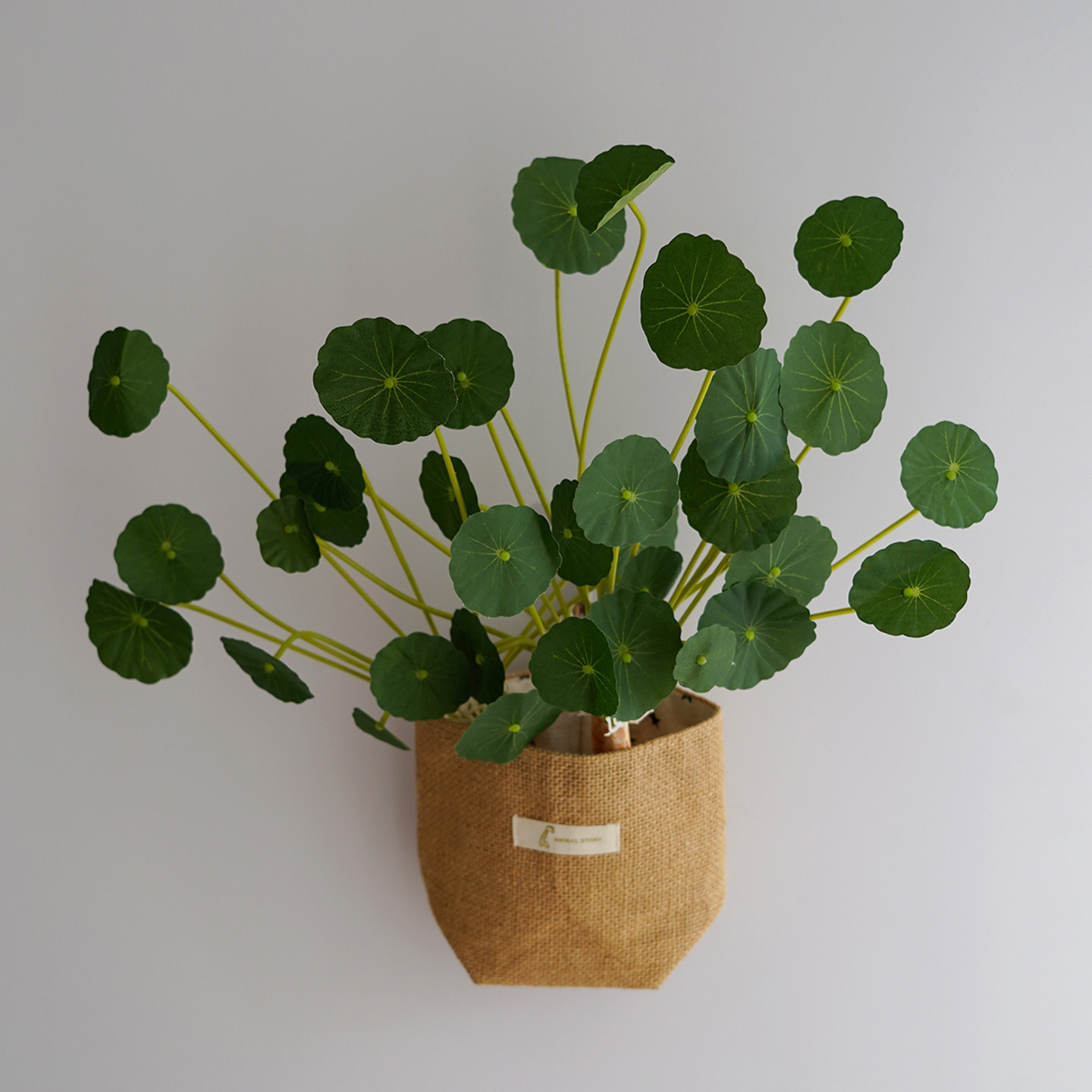 森系田园风仿真花假绿植挂花客厅阳台卧室墙面改造遮挡装饰品壁挂