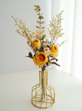 假花仿真花摆设花瓶摆件餐桌桌面客厅卧室家居装饰干花永生花束