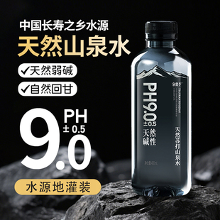 泉鼎季 PH9.0弱碱性水 天然苏打水整箱24瓶青椰茉莉味山泉水400ml