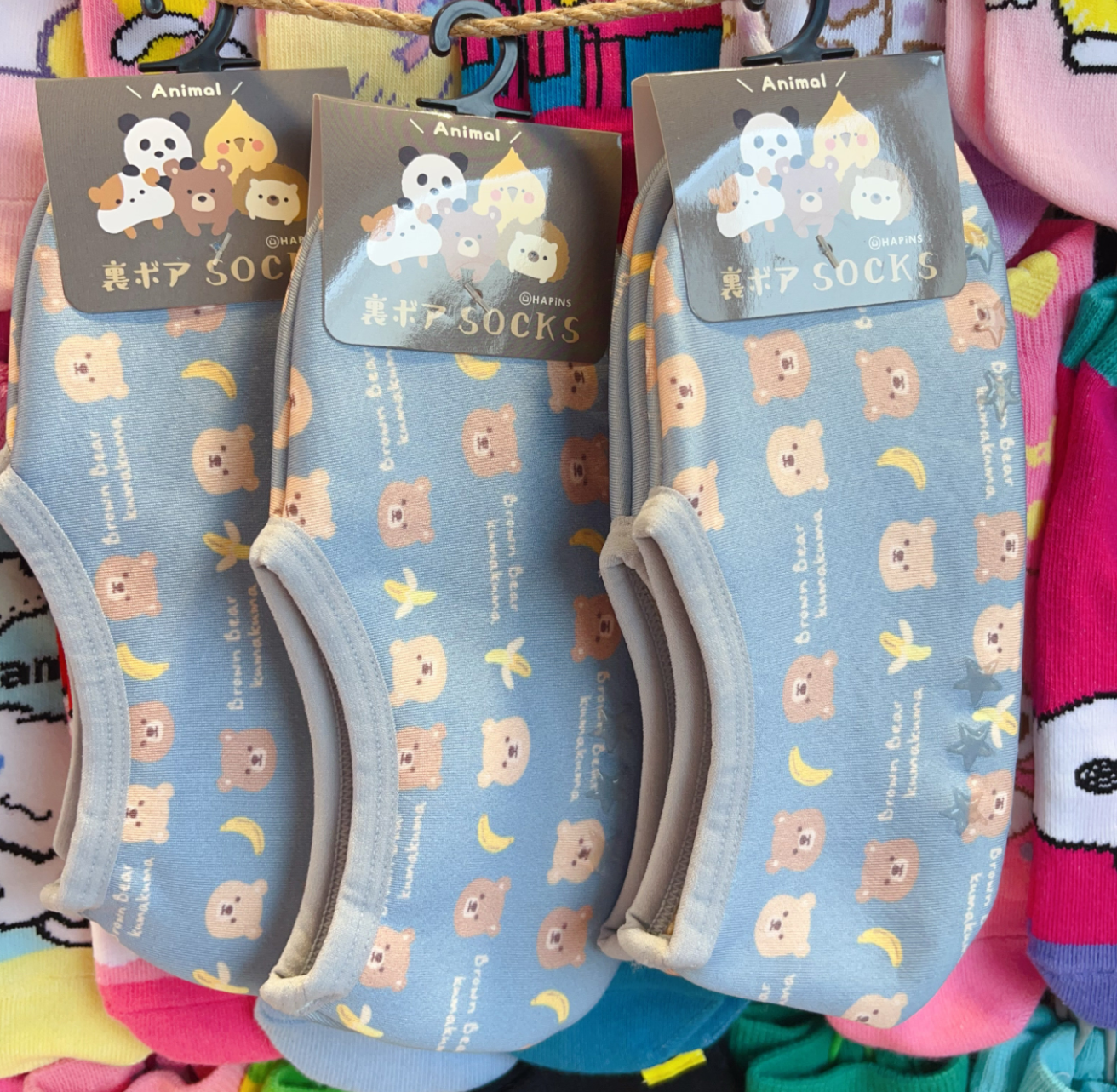 出口春夏空调房保暖小熊袜子浅口地板袜薄绒硅胶点胶防滑底袜套