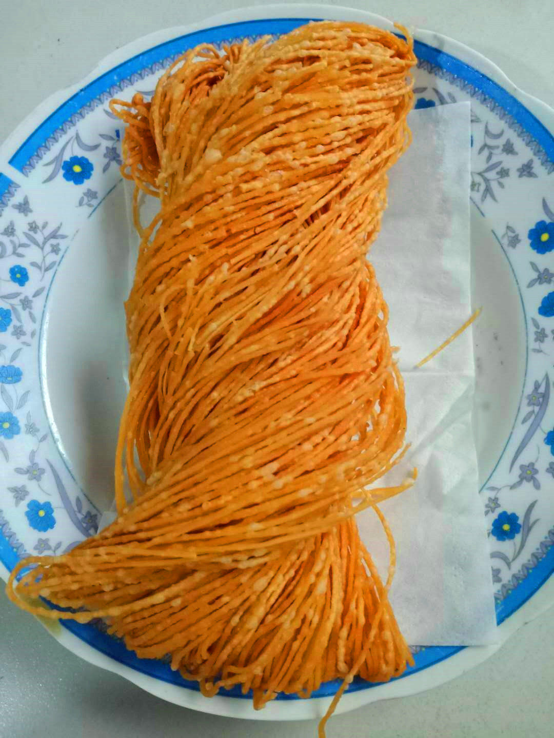 山东曲阜特产馓子黄金麻油酥脆细馓子传统手工济宁馓子小吃