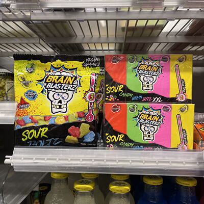 Brain超级酸糖sour迈克小人糖果