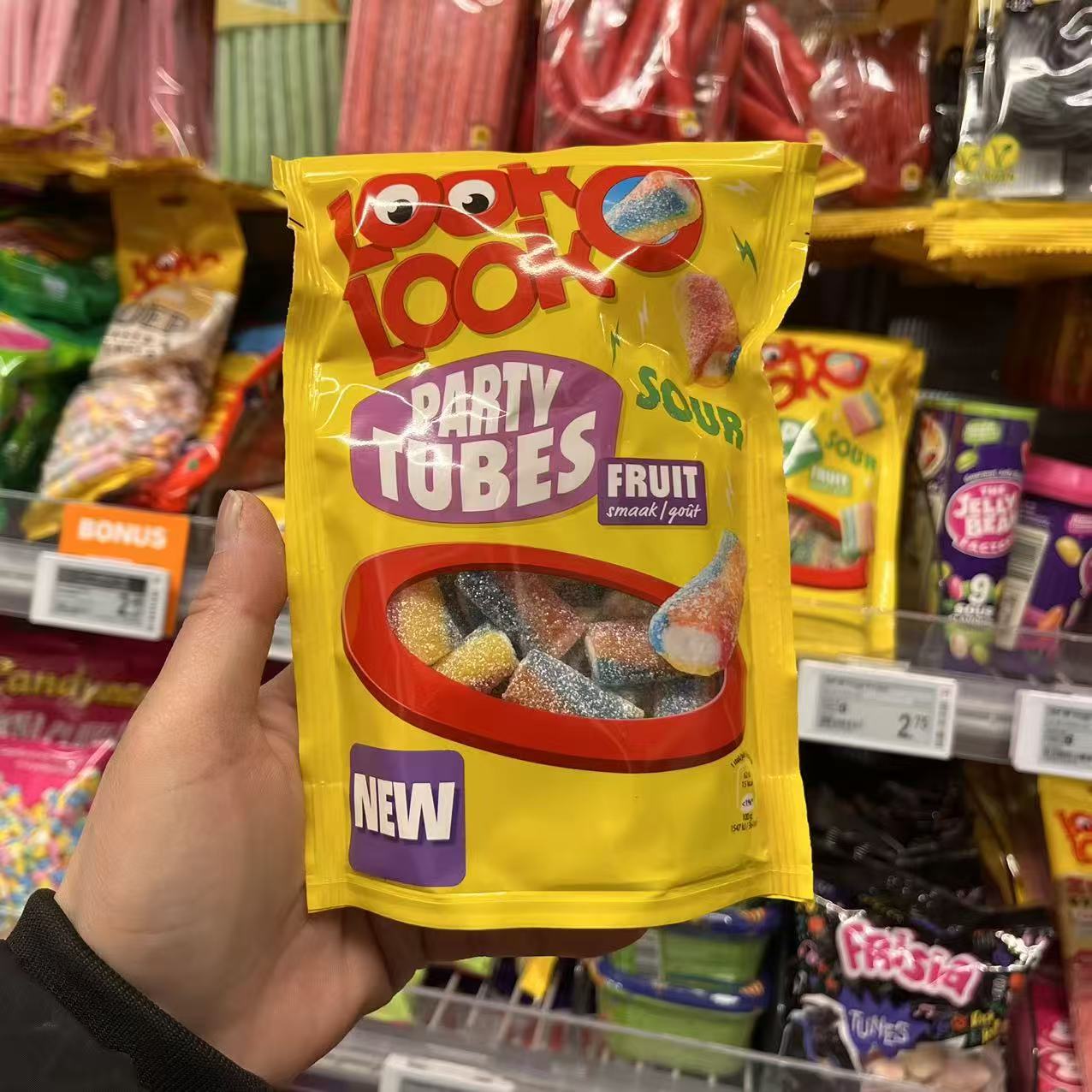 荷兰进口酸彩虹糖糖卷童糖果图片