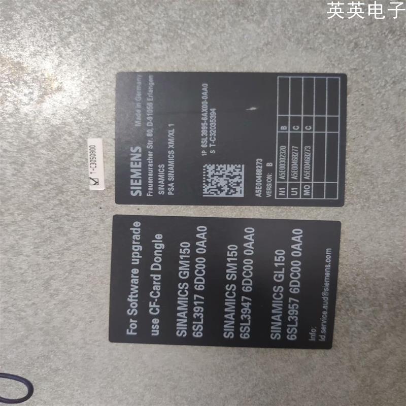 议价(英英电子)6SL3995-6AX00-0AA0 拆机  只保证功能没问