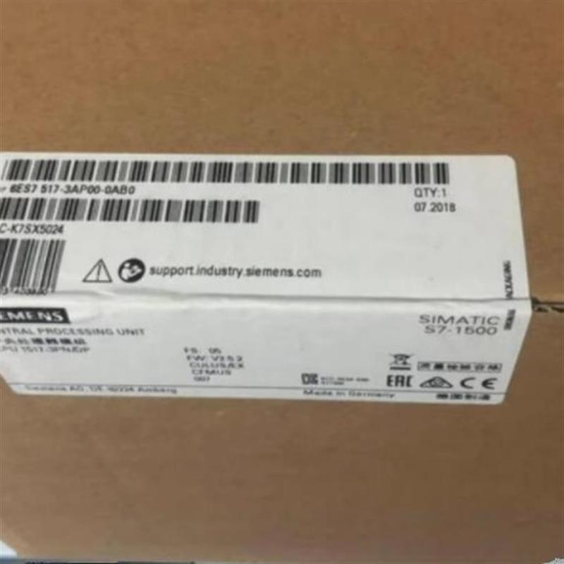 议价6ES7517-3AP00-0AB0 CPU模块1517-3PN/DP西门子6ES75173AP000