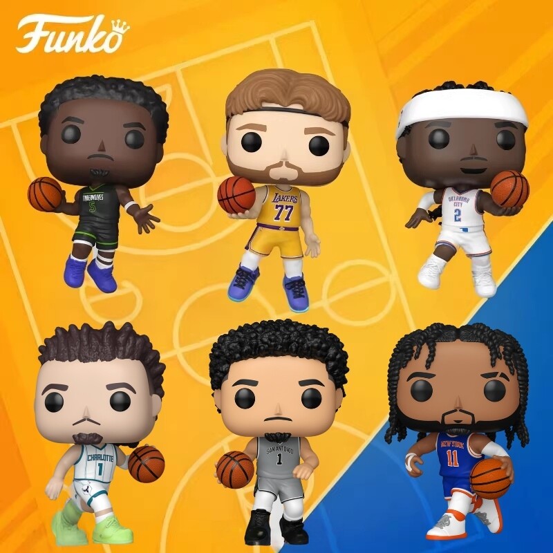 Funko Pop篮球文班亚马亚历山大东契奇爱德华兹莫兰特NBA手办玩偶
