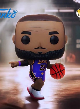 Funko Pop球星NBA公仔湖人勒布朗詹姆斯收藏玩偶限定手办LBJ骑士
