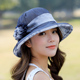 帽子女夏天遮阳帽韩版 潮防护可折叠太阳帽出游防嗮时尚 大沿沙滩帽