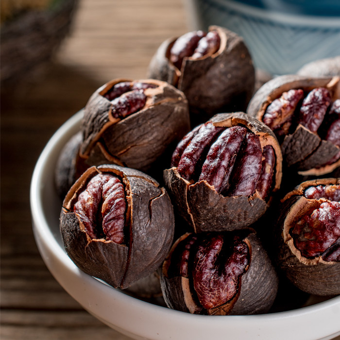 小核桃2025新货临安野生山核桃水煮特大大籽碳烘好好手剥罐装袋装