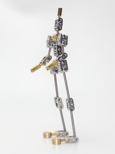 西帕SMA-20 20cm DIY定格动画男性人物骨架人偶骨骼