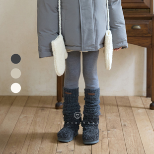 加厚款 CUTIE 针织棉羊毛圈圈毛堆堆袜套新款 亲子款 YOKI冬款