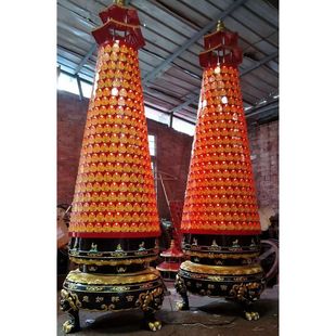 浙江温州厂家千佛灯塔多佛像寺庙千佛灯功德电子千佛灯山墙壁灯
