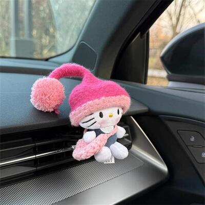 2025新款网红娃娃车载空调摆件
